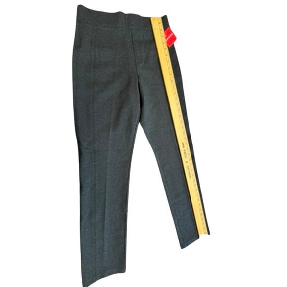 NWT! "SPANX" The Perfect Pant SZ XL MS148.00 Slim Straight Charcoal Heather Pant - Picture 9 of 11